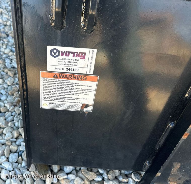 image for item DQ6484 Virnig skid steer sweeper