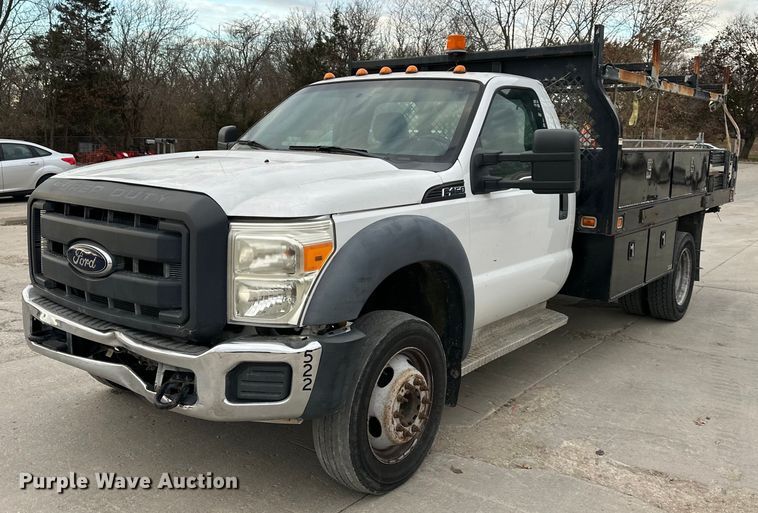 image for item DQ6487 2012 Ford F450 Super Duty flatbed truck