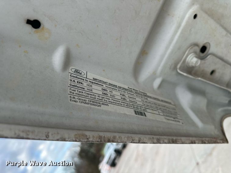 image for item DQ6487 2012 Ford F450 Super Duty flatbed truck