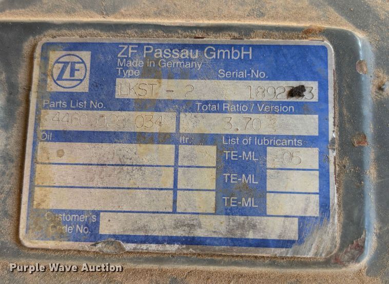 image for item DS2540 Terex TA40 parts