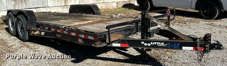 image for item DS3182 2017 Doolittle tilt deck equipment trailer