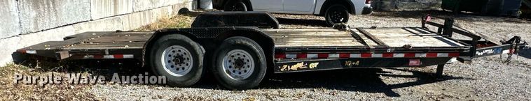 image for item DS3182 2017 Doolittle tilt deck equipment trailer