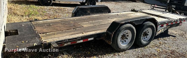 image for item DS3182 2017 Doolittle tilt deck equipment trailer