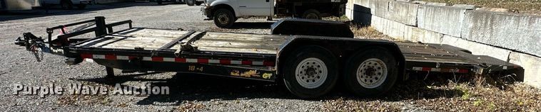 image for item DS3182 2017 Doolittle tilt deck equipment trailer