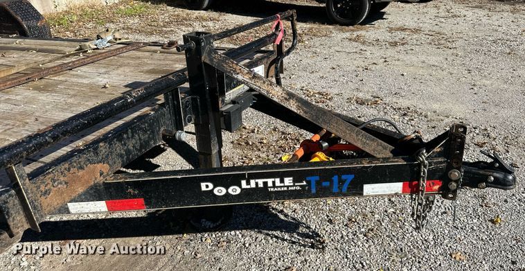 image for item DS3182 2017 Doolittle tilt deck equipment trailer