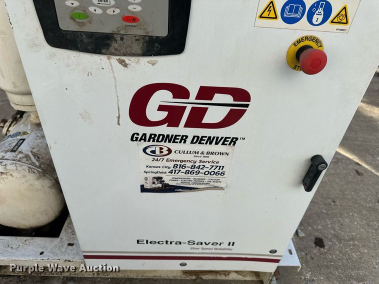 image for item DS3229 Gardner Denver Electra-Saver II air compressor