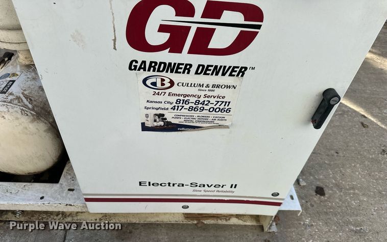 image for item DS3229 Gardner Denver Electra-Saver II air compressor