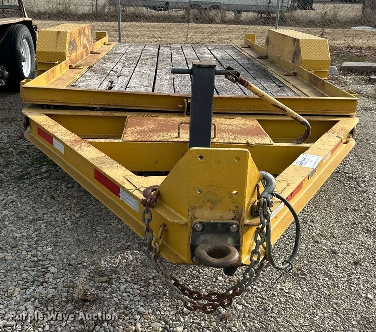 image for item DS3311 2012 Custom Heavy Haul tilt deck equipment trailer