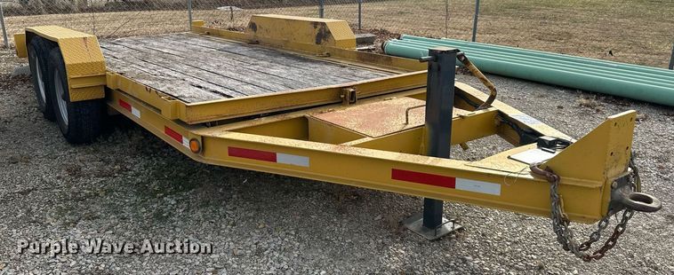 image for item DS3311 2012 Custom Heavy Haul tilt deck equipment trailer