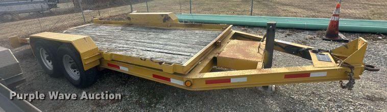 image for item DS3311 2012 Custom Heavy Haul tilt deck equipment trailer