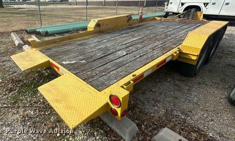 image for item DS3311 2012 Custom Heavy Haul tilt deck equipment trailer