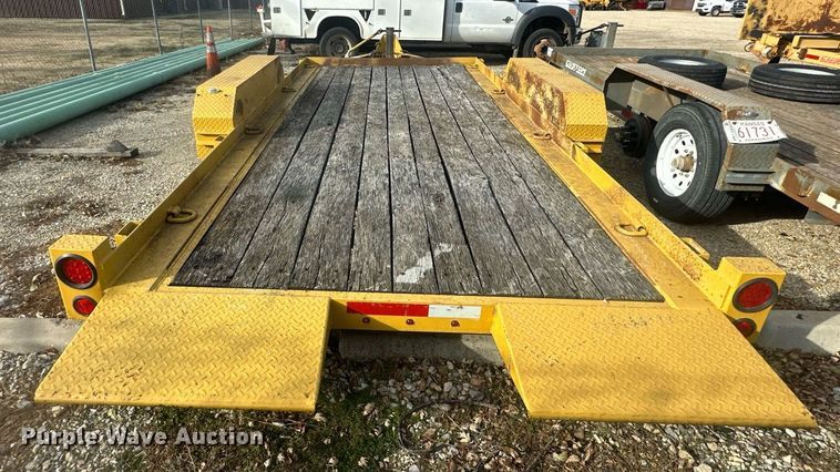 image for item DS3311 2012 Custom Heavy Haul tilt deck equipment trailer
