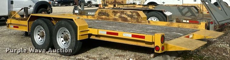 image for item DS3311 2012 Custom Heavy Haul tilt deck equipment trailer