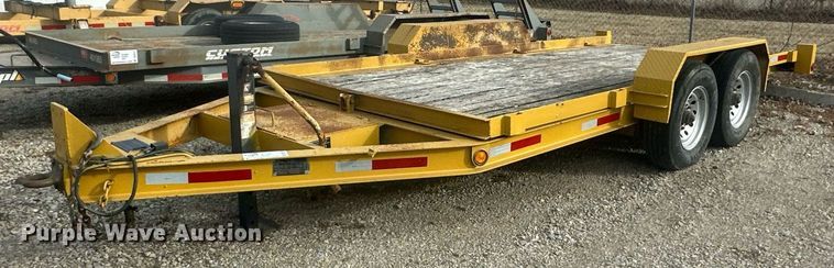 image for item DS3311 2012 Custom Heavy Haul tilt deck equipment trailer