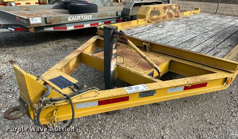 image for item DS3311 2012 Custom Heavy Haul tilt deck equipment trailer