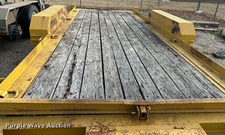 image for item DS3311 2012 Custom Heavy Haul tilt deck equipment trailer