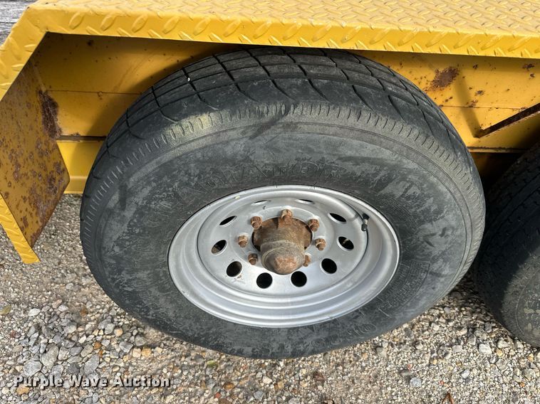 image for item DS3311 2012 Custom Heavy Haul tilt deck equipment trailer