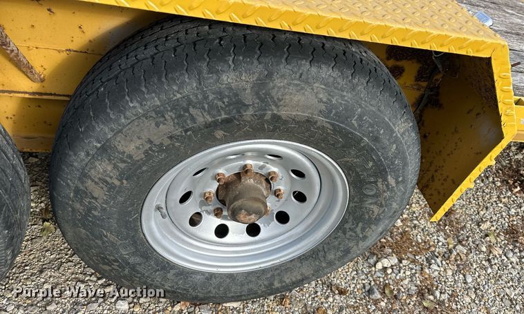 image for item DS3311 2012 Custom Heavy Haul tilt deck equipment trailer