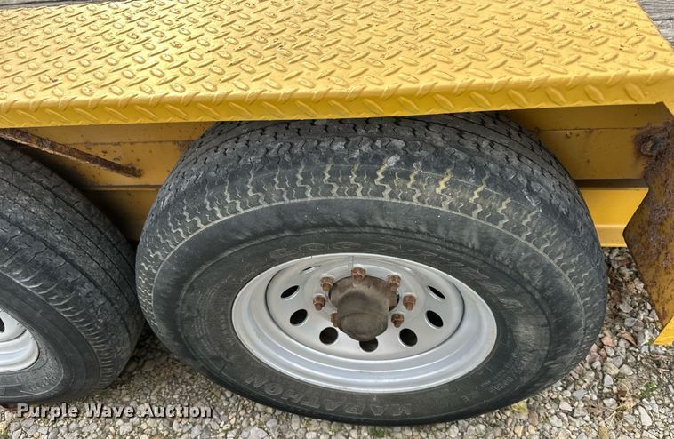 image for item DS3311 2012 Custom Heavy Haul tilt deck equipment trailer