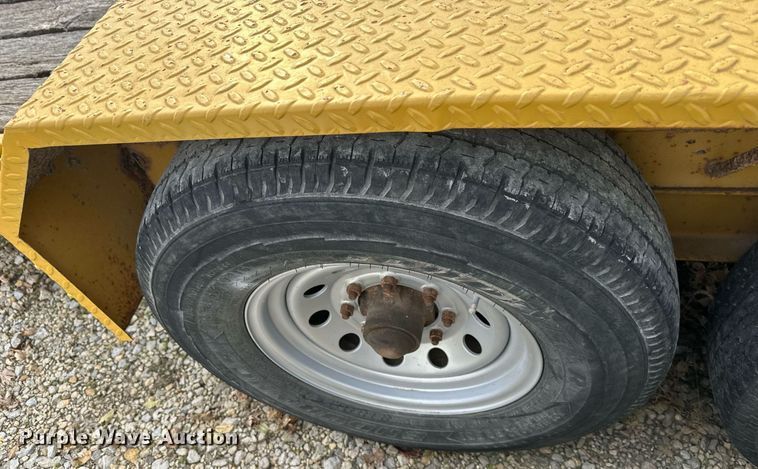 image for item DS3311 2012 Custom Heavy Haul tilt deck equipment trailer