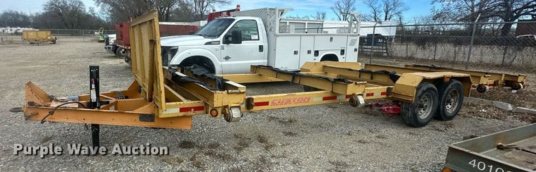 image for item DS3313 2012 Custom Heavy  Haul 4T252HDBWGPT pole trailer