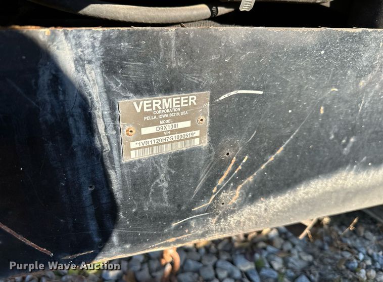 image for item DS3322 2016 Vermeer D9X13III directional boring unit