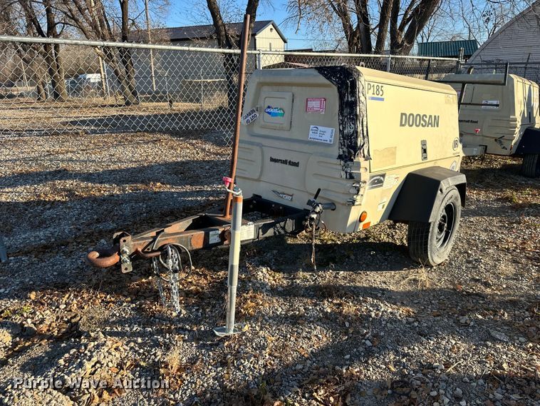 image for item DS3325 2012 Ingersoll Rand P185 air compressor