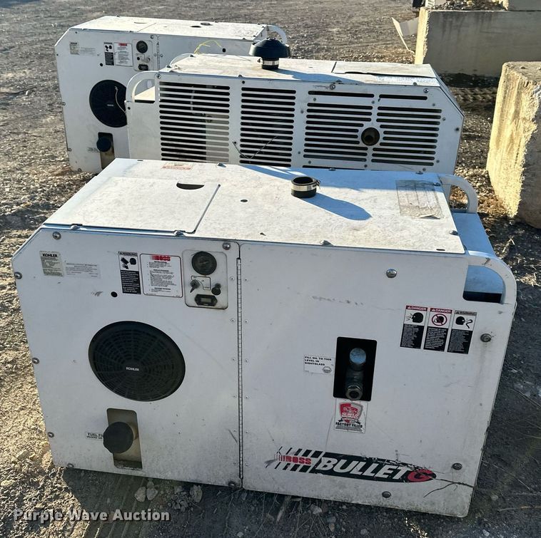 image for item DS3333 (2) Boss Industries Bullet air compressors