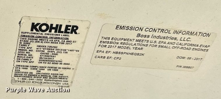 image for item DS3334 (2) Boss Industries Bullet air compressors