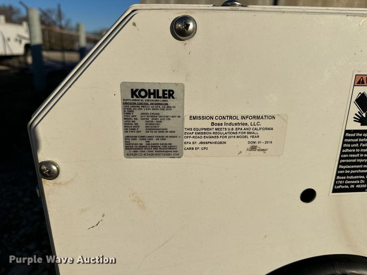 image for item DS3335 (2) Boss Industries Bullet air compressors