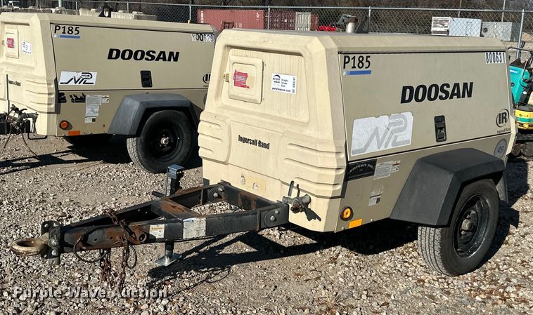 image for item DS3341 2012 Ingersoll Rand P185 air compressor