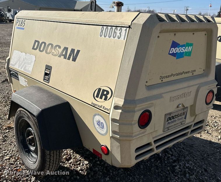 image for item DS3341 2012 Ingersoll Rand P185 air compressor
