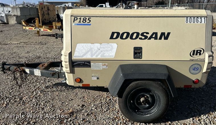 image for item DS3341 2012 Ingersoll Rand P185 air compressor
