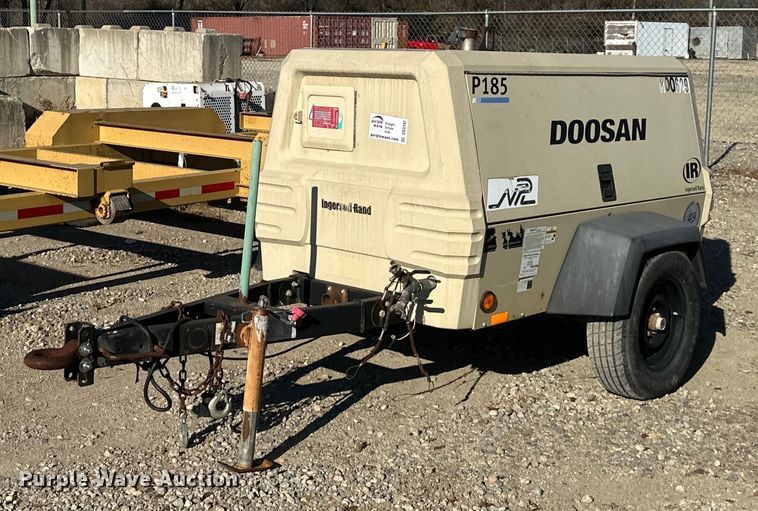 image for item DS3342 2012 Ingersoll Rand P185 air compressor