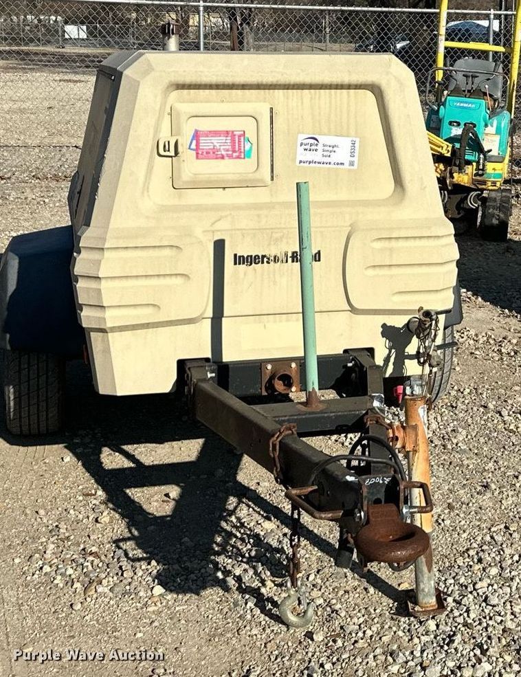 image for item DS3342 2012 Ingersoll Rand P185 air compressor