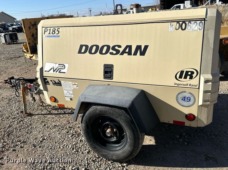 image for item DS3342 2012 Ingersoll Rand P185 air compressor