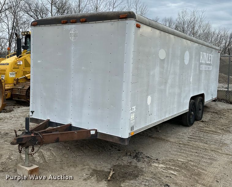 image for item DS3357 1990 Wells Cargo enclosed cargo trailer