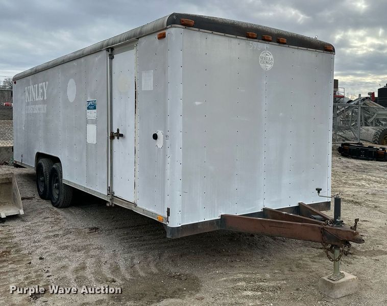image for item DS3357 1990 Wells Cargo enclosed cargo trailer