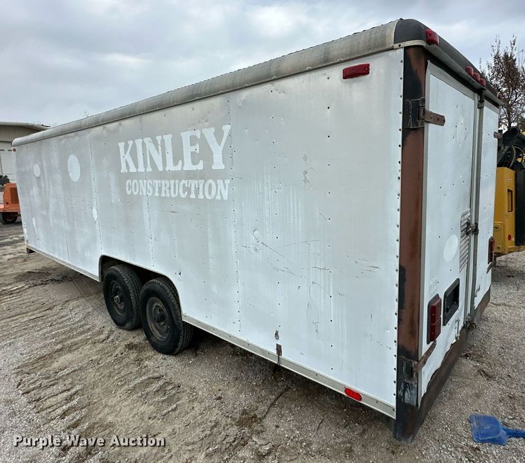 image for item DS3357 1990 Wells Cargo enclosed cargo trailer