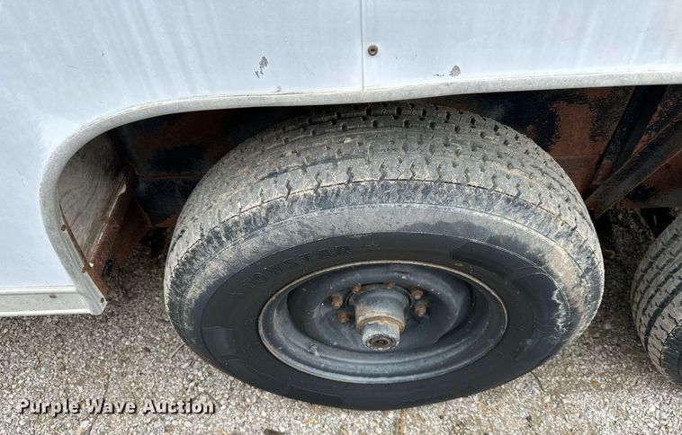 image for item DS3357 1990 Wells Cargo enclosed cargo trailer