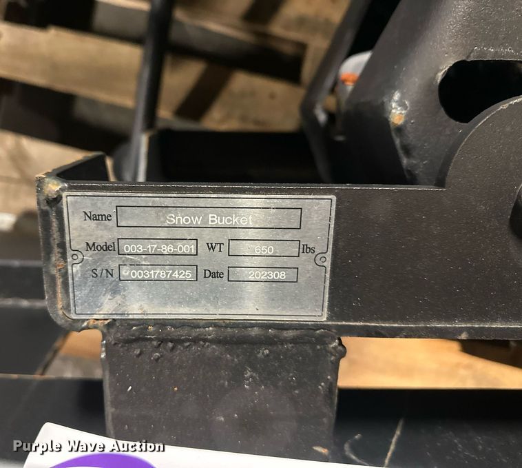 image for item DS3365 Skid steer dozer blade