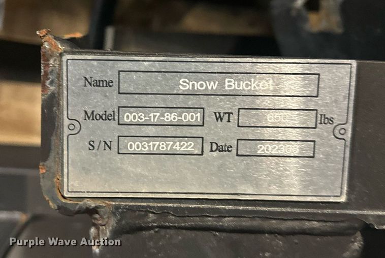 image for item DS3366 Skid steer dozer blade