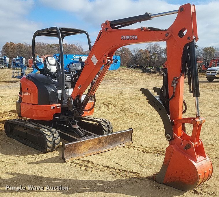 image for item DS5140 2016 Kubota U35-4 mini excavator