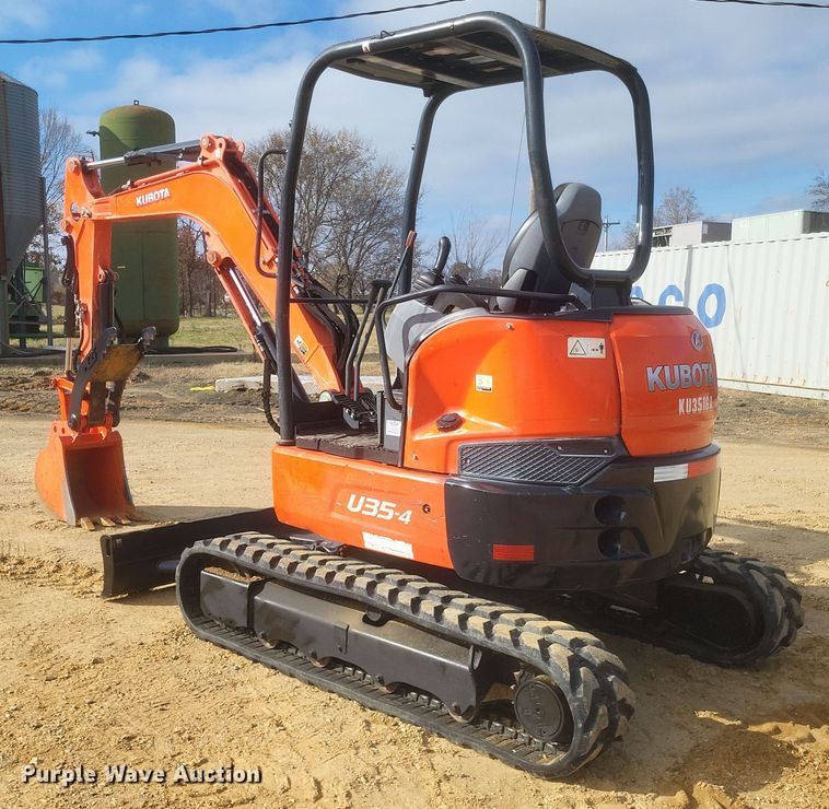 image for item DS5140 2016 Kubota U35-4 mini excavator