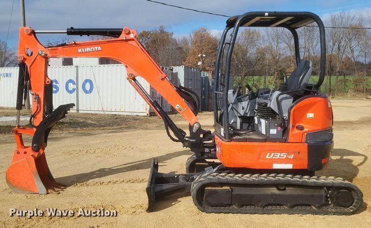 image for item DS5140 2016 Kubota U35-4 mini excavator