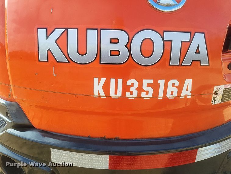 image for item DS5140 2016 Kubota U35-4 mini excavator