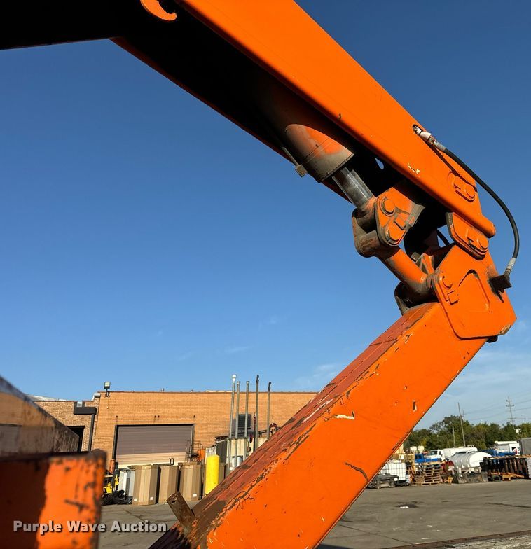 image for item DT2031 1997 Ford  LNT8000 flatbed truck with crane