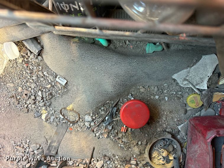 image for item DT2031 1997 Ford  LNT8000 flatbed truck with crane