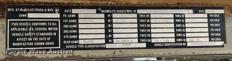 image for item DT2249 1988 Oshkosh  F-1840-SP ready mix truck