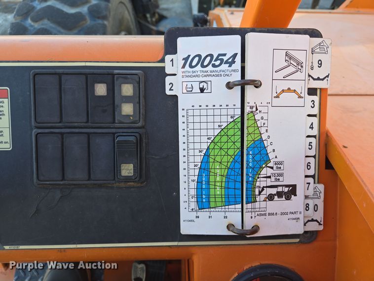 image for item DT5370 2012 JLG 10054 telehandler